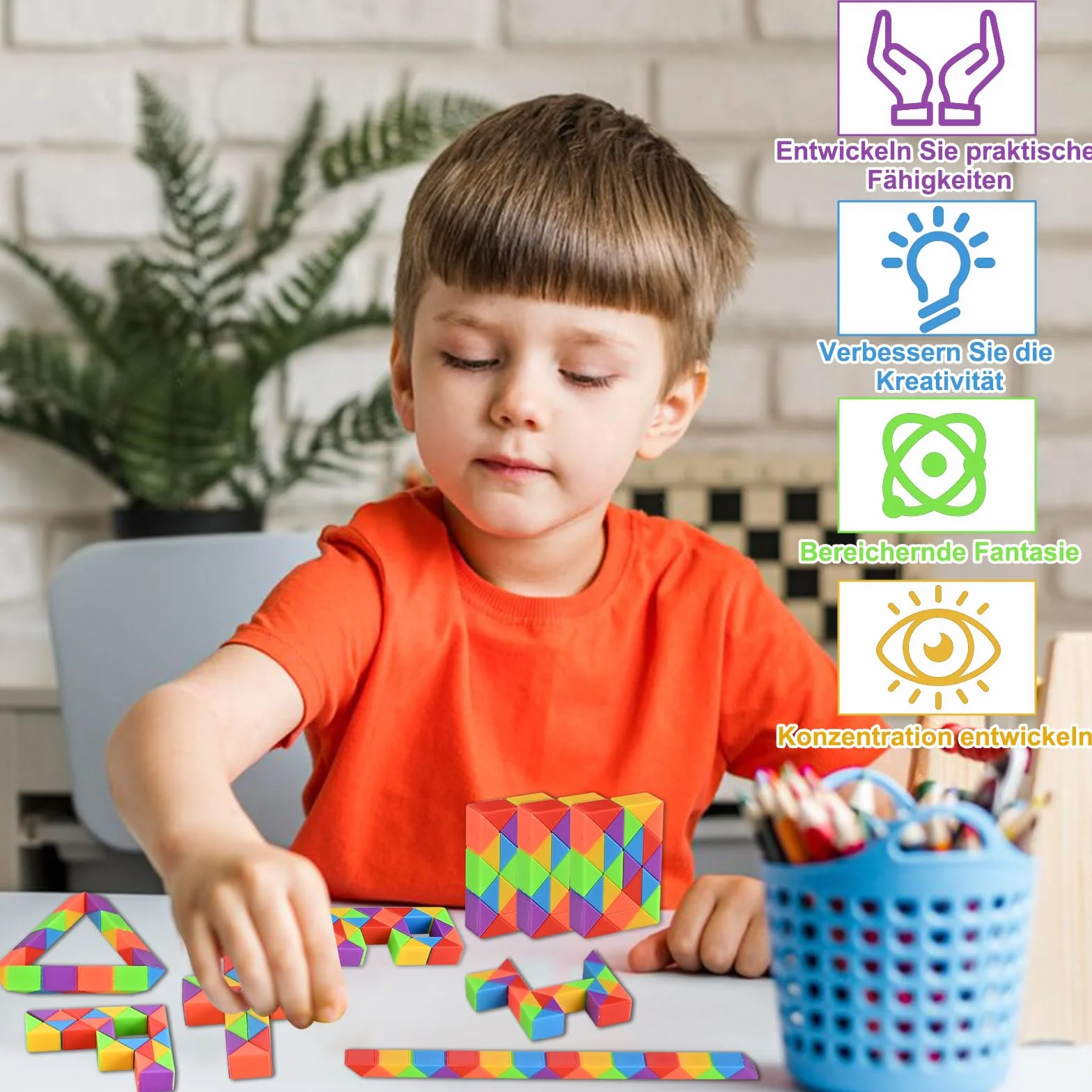 GOLDGE Regalo Niño y Niña Cubo Magico 24 Pack, Regalos Cumpleaños Niños Colegio y Detalles Cumpleaños Niños, Piñata Juguetes Niño y Niña 2 3 4 5 6 7 8 9 Años, Juguetes Sensoriales Autismo