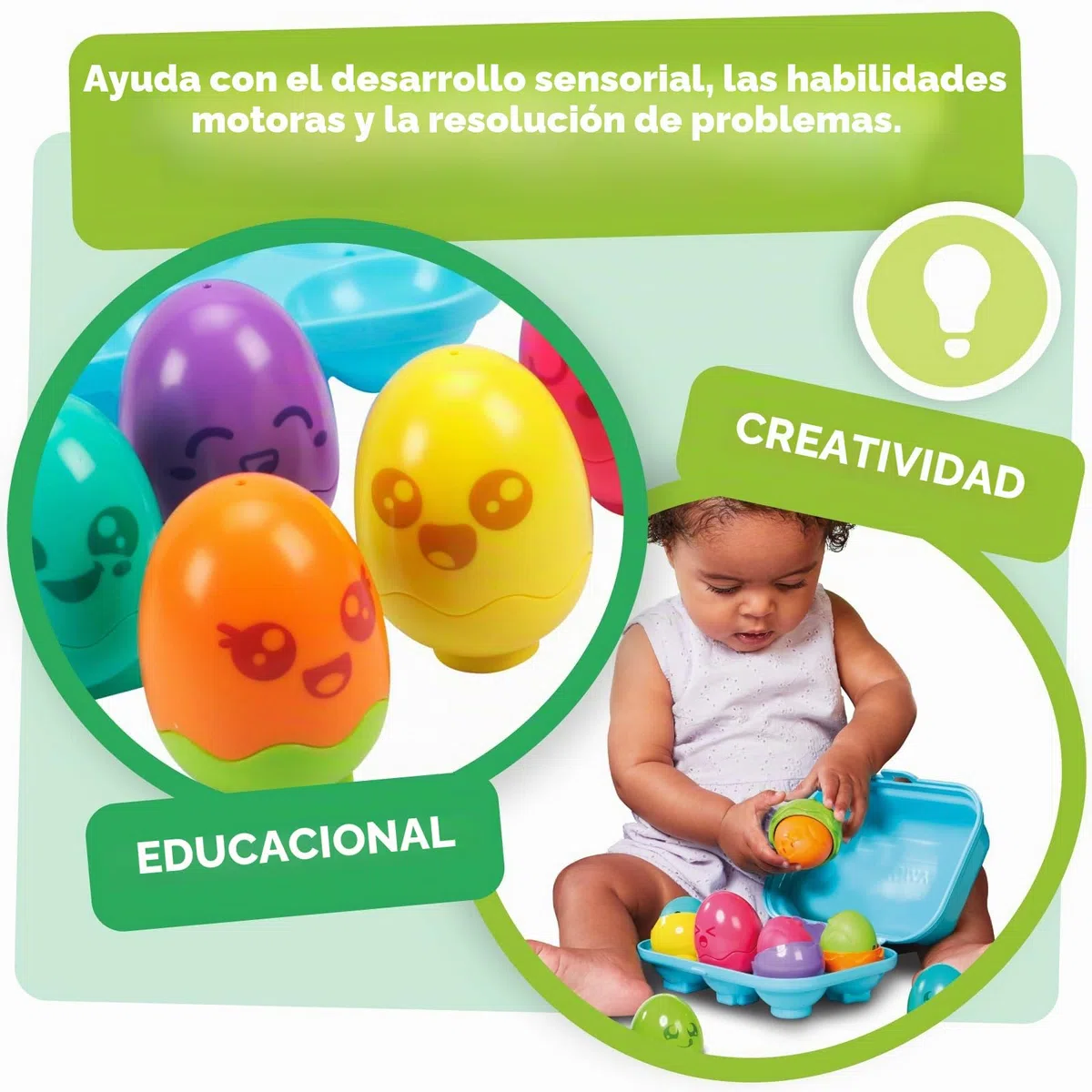 Toomies E73563 Nuevos Pollitos Brillantes para Ocultar y chillar