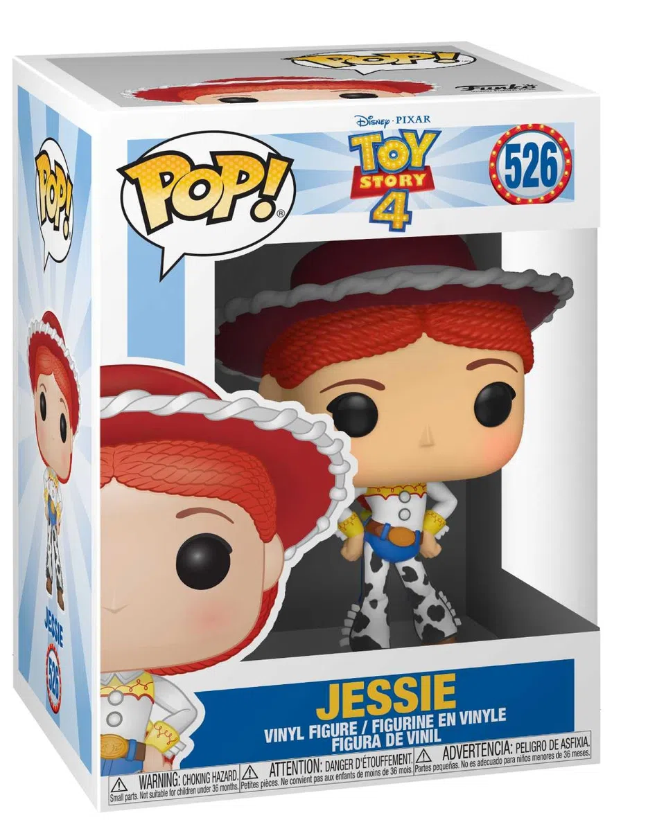 POP Funko Vinyl: Disney Pixar: Toy Story 4 - Jessie - Figura de Vinilo Coleccionable - Idea de Regalo- Mercancia Oficial - Juguetes para Niños y Adultos - Movies Fans - Muñeco para Coleccionistas