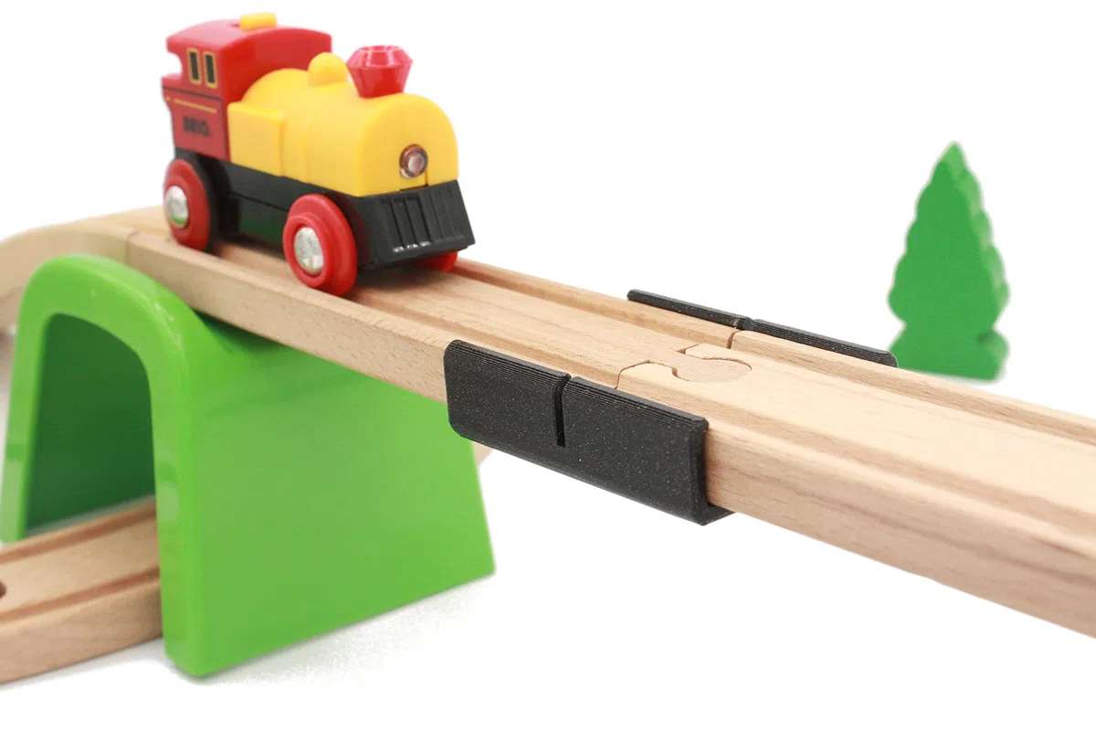 8 accesorios de puente para tren de madera (8 accesorios)