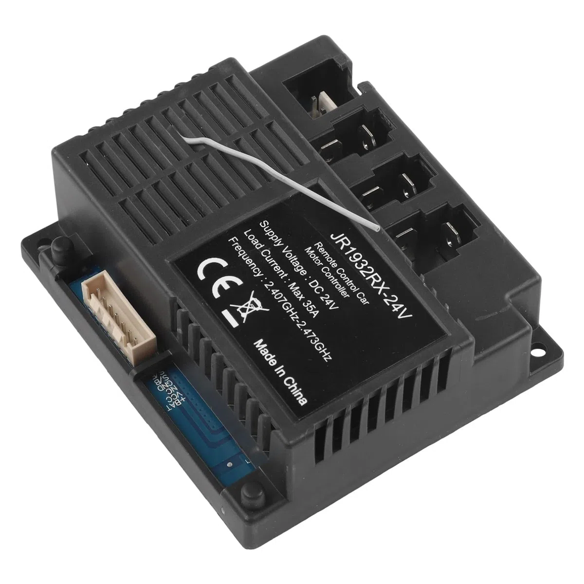 JR1932RX-24V Receptor para Coche Eléctrico Infantil 2,4G Mando a Distancia 24V con Función de Arranque Lento para Caja de Control JR1932RX-24V