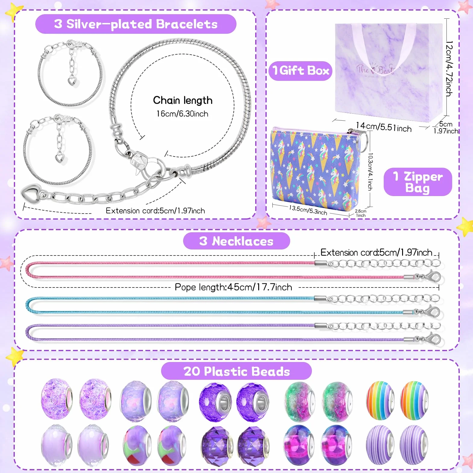 WEVOL Kit para Hacer Pulseras Niñas, Regalo Niña 5-13 Años Kit Fabricación Joyas Niñas, Manualidades Abalorios para Hacer Pulseras Regalos Juguetes Niñas Navidad Regalo 4 5 6 7 8 9 10 11 12 13 14 Años