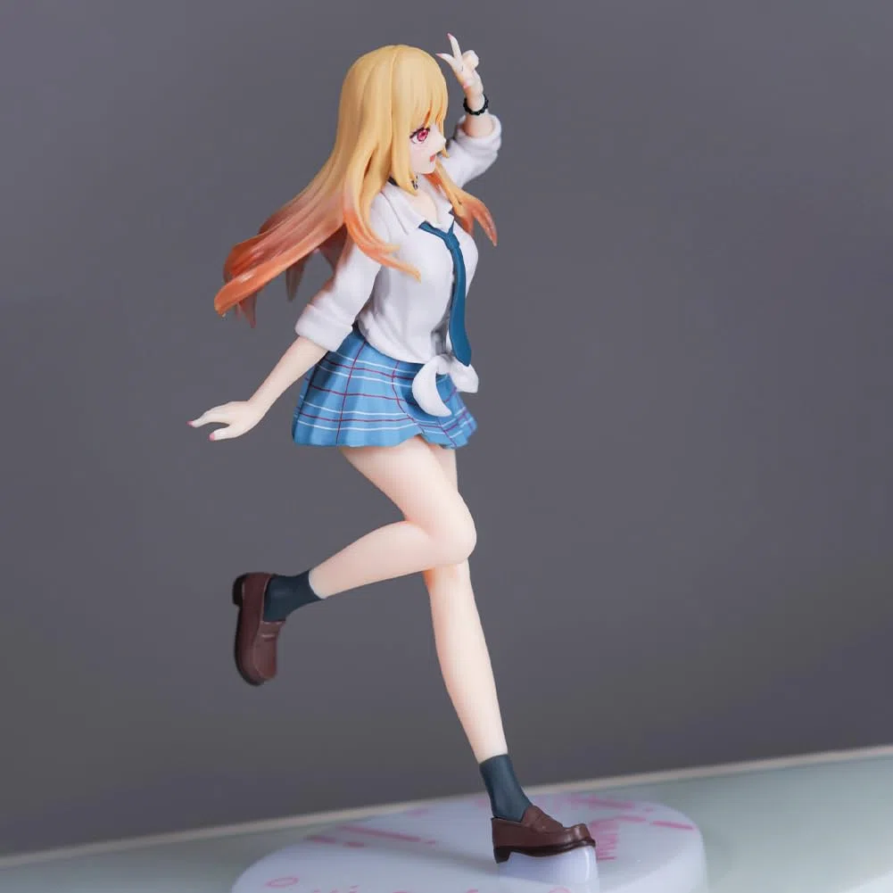 Figura de Kitagawa Marin - 18 cm Niñas Anime en Pose de Pie Uniforme Modelo, PVC Figura de Kitagawa Marin Personaje Modelo Colección Regalos
