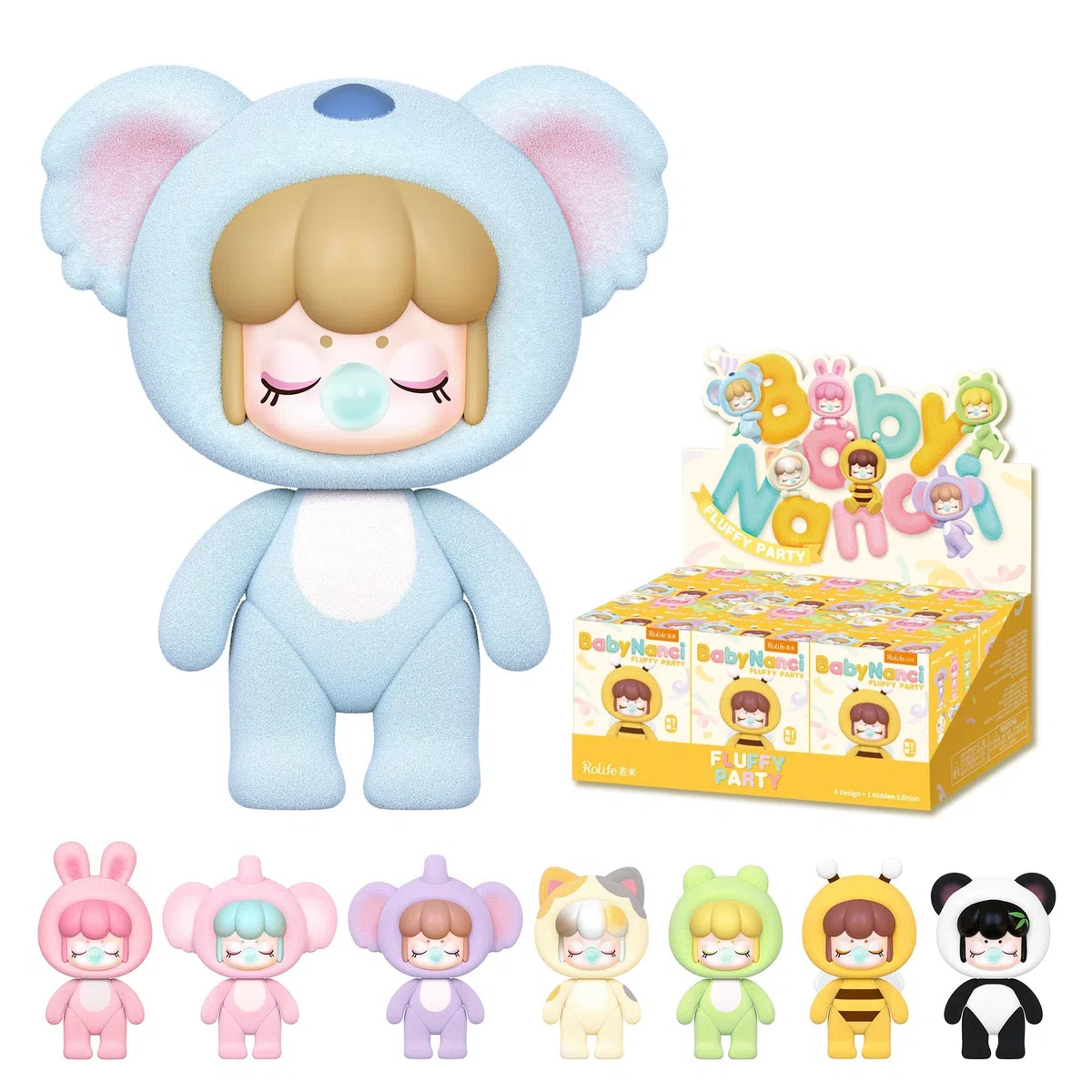 Rolife Nanci - Figura de Acción para Bebé Nanci Fluffy Caja Sorpresa Coleccionable de Arte de Juguete, Regalos Creativos para Adultos, Cumpleaños
