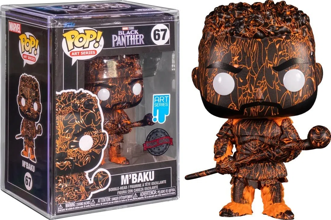 Black Panther Legacy Figura Pop! Artist Series Vinyl m'baku 9 cm