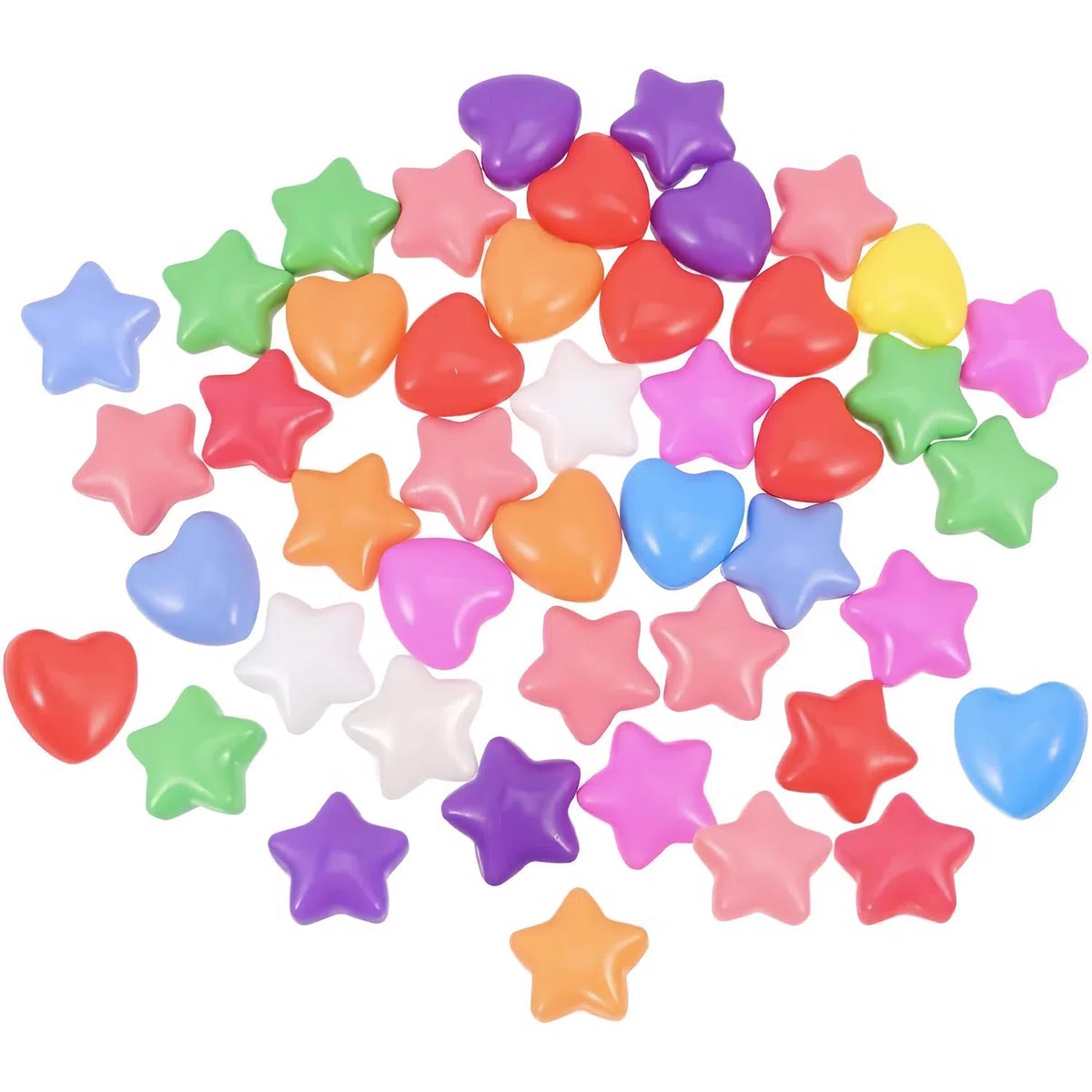 50 Piezas Bolas De Estrella del Océano, Bolas De Natación para, De Piscina En Forma De Estrella, Juguetes De Natación para, para Piscina Al Aire Libre, Cubierta