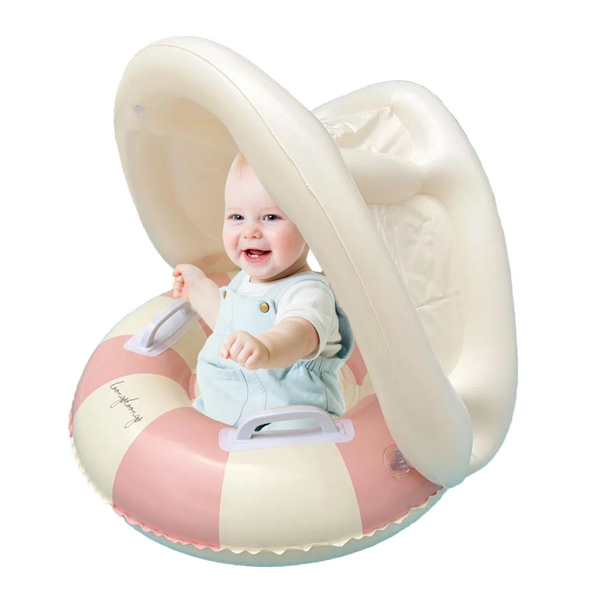 Flotador Bebe con Sombrilla, Playa Bebe, Boia Bebes, Flotador Bebes con Sombrilla, Flotadors Inflable Parasol Extraíble 3~48Meses Flotadors para Bebey con Sombrillas