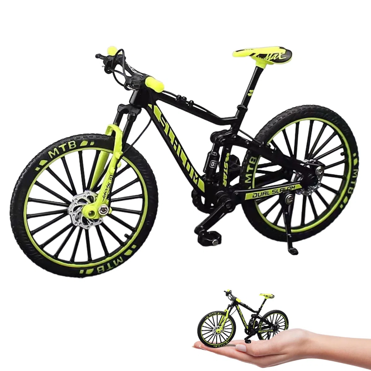 Finger Bike 4 x 3 x 4 Cool Delicada Finger Bikes Modelo de Metal Robusto Mini Bmx Bike Simulación Bmx Mini Bicicletas Decorativas Juguetes Manualidades para el hogar, Escritorio de Oficina Favor de