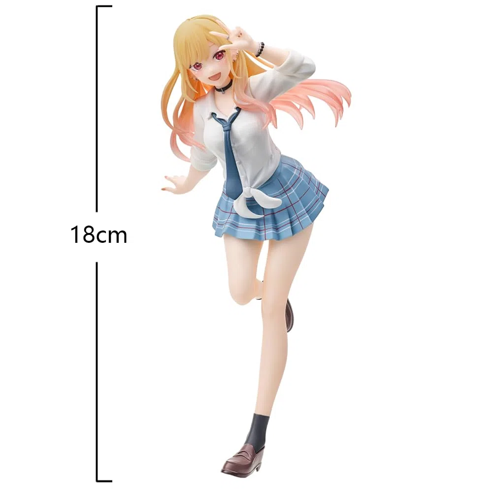 Figura de Kitagawa Marin - 18 cm Niñas Anime en Pose de Pie Uniforme Modelo, PVC Figura de Kitagawa Marin Personaje Modelo Colección Regalos