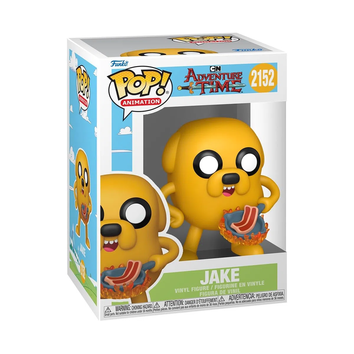 Funko Pop! Animation: Adventure Time - Jake The Dog- Figura de Vinilo Coleccionable - Idea de Regalo - Mercancia Oficial - Juguetes para Niños y Adultos - Cartoon/Animation Fans