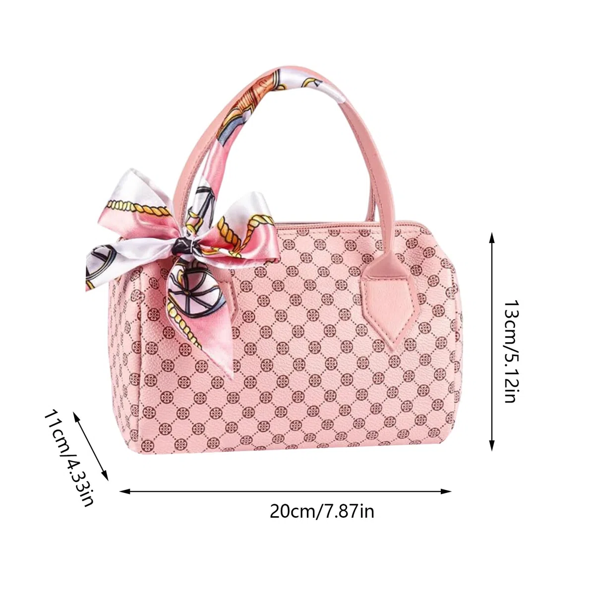 Bolso De Juego para Niñas, 20x11x13cm Los Niños Juegan Bolso, Juego De Imitación para Niñas Pequeñas, Accesorios De Maquillaje De Princesas para Fomentar La Imaginación Y Socialización