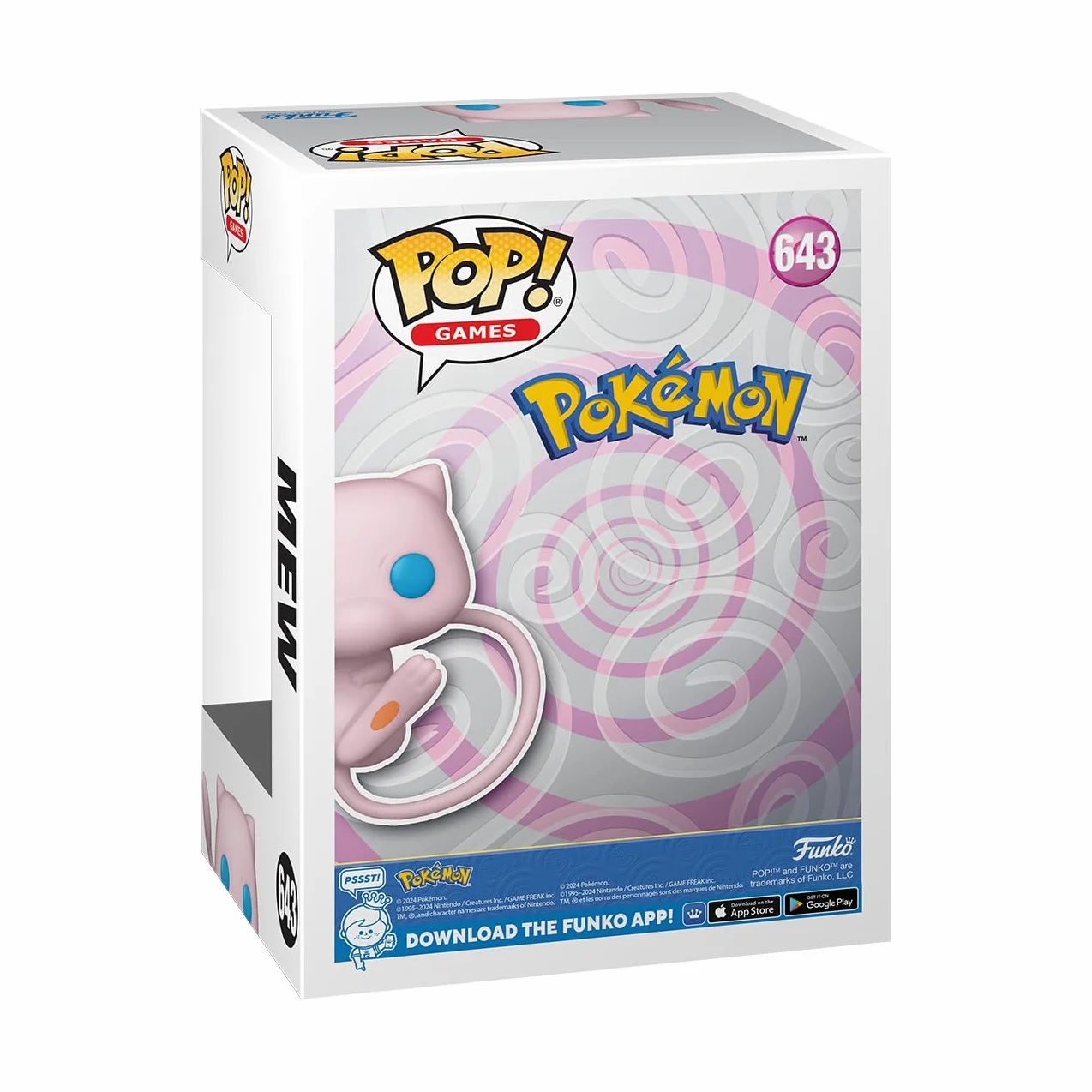 Funko Pop! Games: Pokemon - Mew - Figura de Vinilo Coleccionable - Idea de Regalo- Mercancia Oficial - Juguetes para Niños y Adultos - Video Games Fans - Muñeco para Coleccionistas y Exposición
