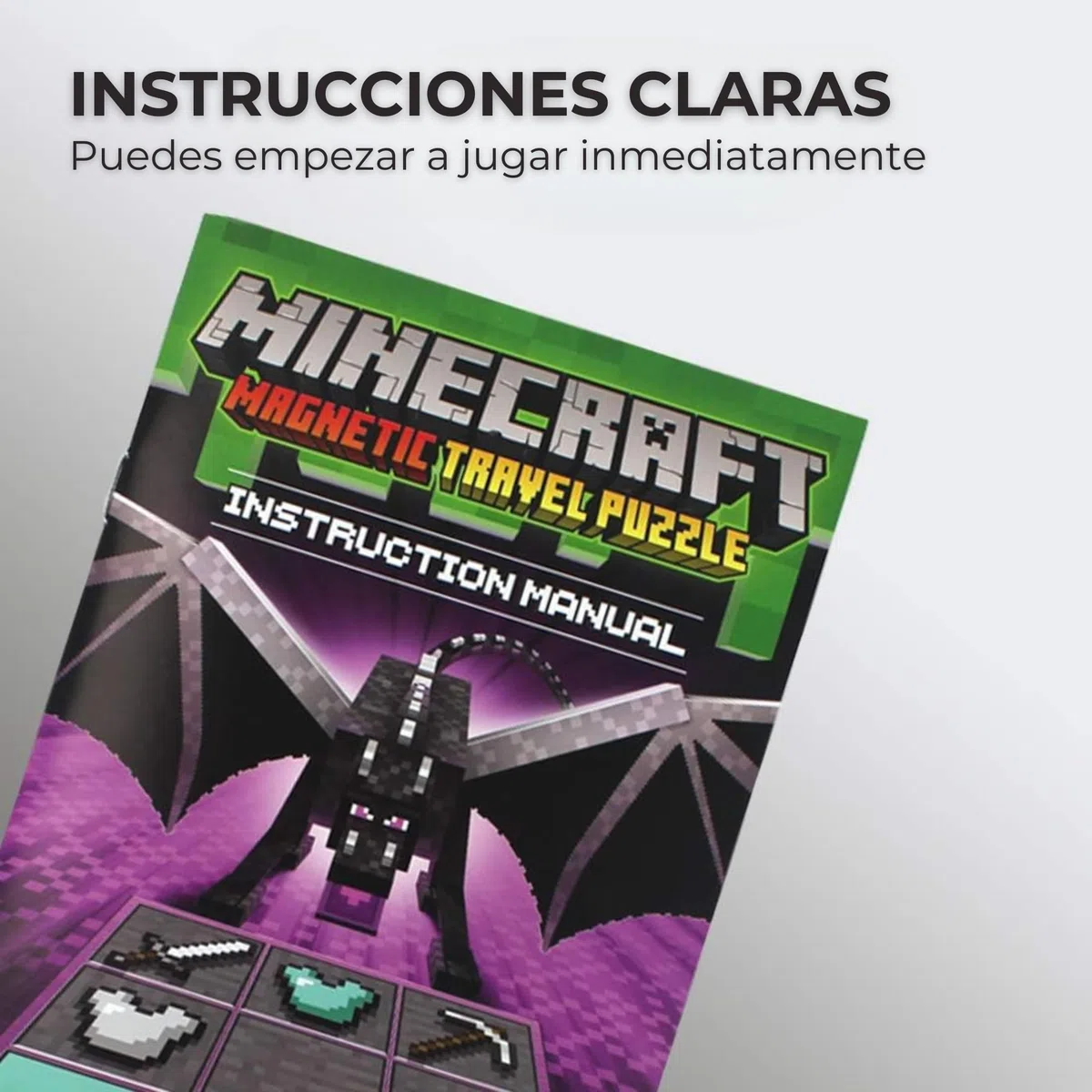 ThinkFun - Minecraft Travel, Juegos de Mesa Niños 8 Años o Más, Juego de Viaje, Rompecabezas Niños, Juego Mesa con Desafíos, Juegos Educativos