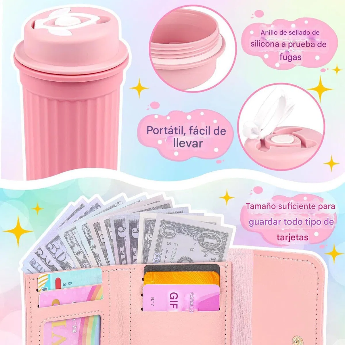 Bolso De Juego para Niñas, 20x11x13cm Los Niños Juegan Bolso, Juego De Imitación para Niñas Pequeñas, Accesorios De Maquillaje De Princesas para Fomentar La Imaginación Y Socialización