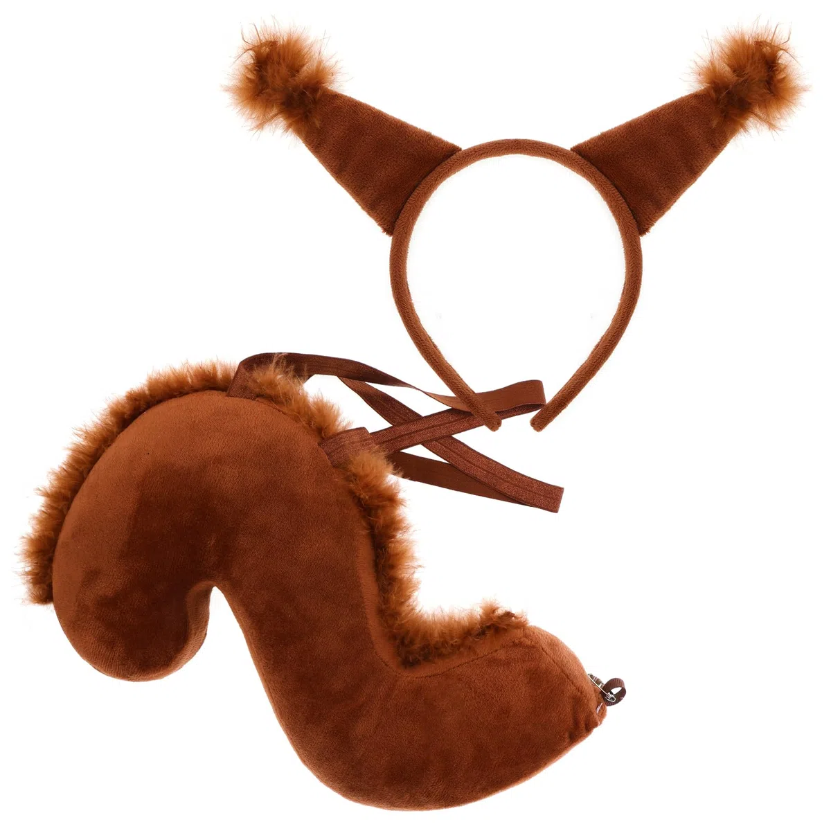XEPST Conjunto de Disfraces de Ardilla Animal, Diadema de Ardilla, Cola de Ardilla para Disfraz de Animal, Cosplay, Accesorios de Fiesta de Cumpleaños, Disfraces de Halloween, Suministros de Fiesta