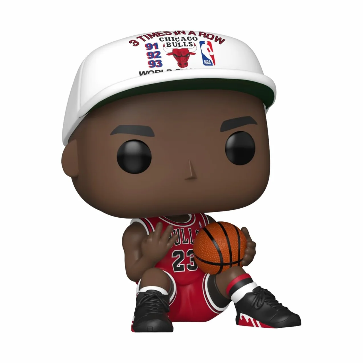Funko Pop! NBA: Chicago Bulls - Michael Jordan - 3 in a Row - Figura de Vinilo Coleccionable - Idea de Regalo - Mercancía Oficial - Juguetes para niños y Adultos - Figura Modelo para coleccionistas