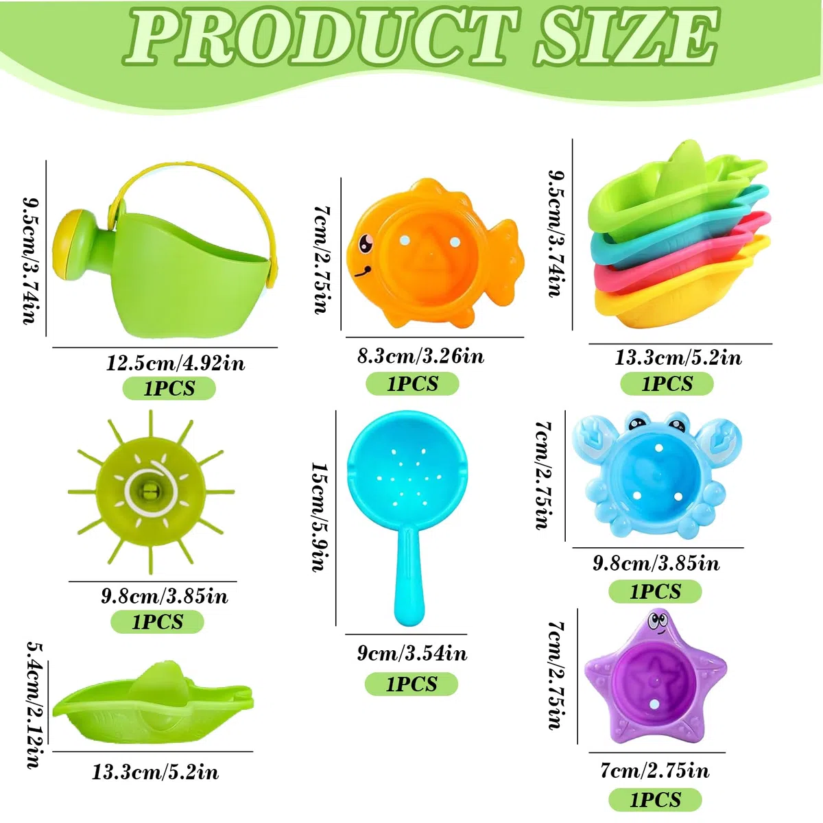 Juguetes Baño 10 Piezas 1 2 3 4 Años Juguetes Bañera Bebe Flotante Juego de Pesca Bath Toys para Ducha Piscina Bañera Playa Regalo para Niños y Niñas