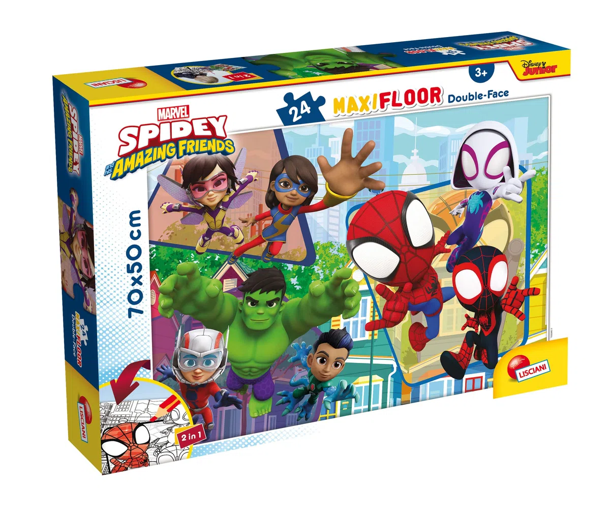 Liscianigiochi Marvel Puzzle DF Maxi Floor 24 Spidey