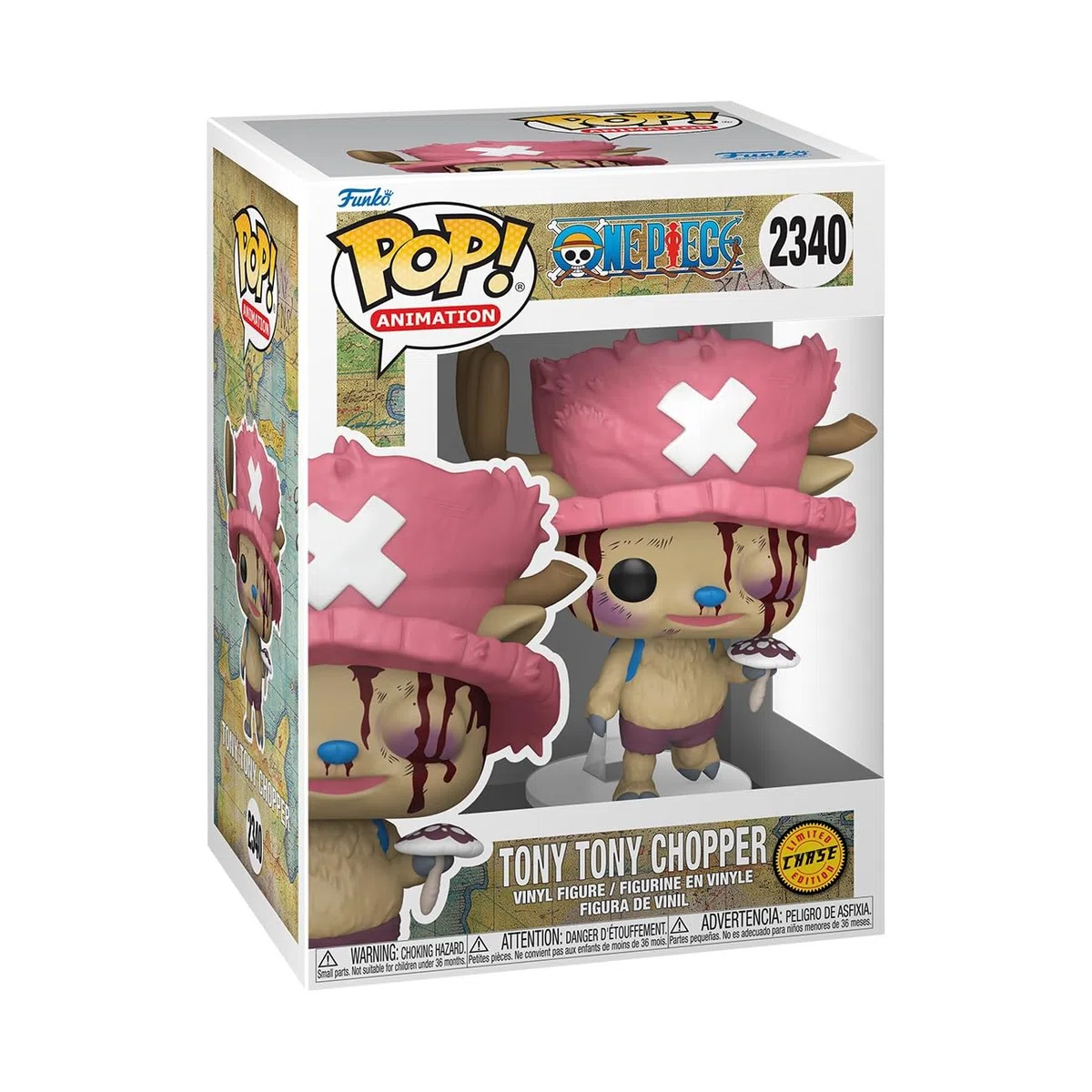 Funko Pop! Animation: One Piece - Chopper - 1 in 6 Chance of Receiving The Rare Chase Variant - Styles Vary - Figura de Vinilo Coleccionable - Idea de Regalo - Mercancía Oficial