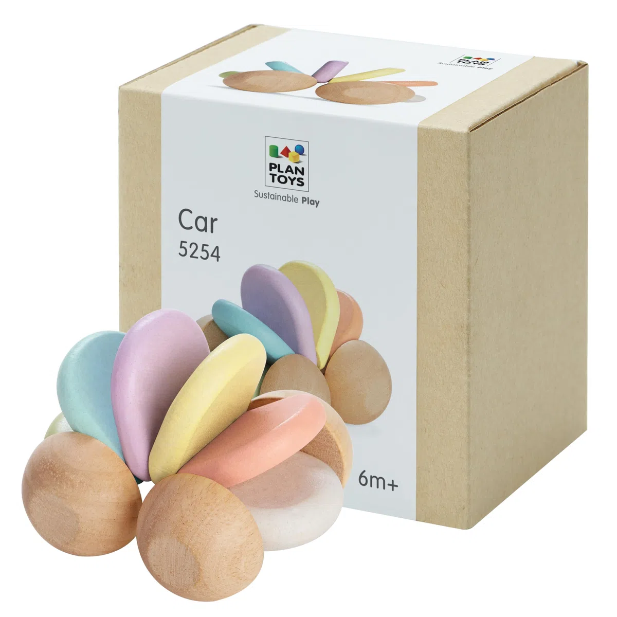 Plantoys - Coche bebé Pastel (5254)