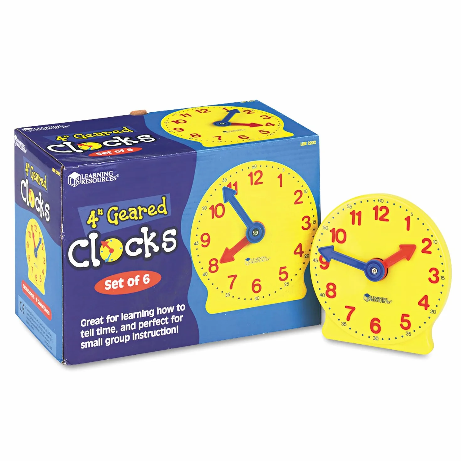 Learning Resources Minirelojes de 10 cm con Engranajes