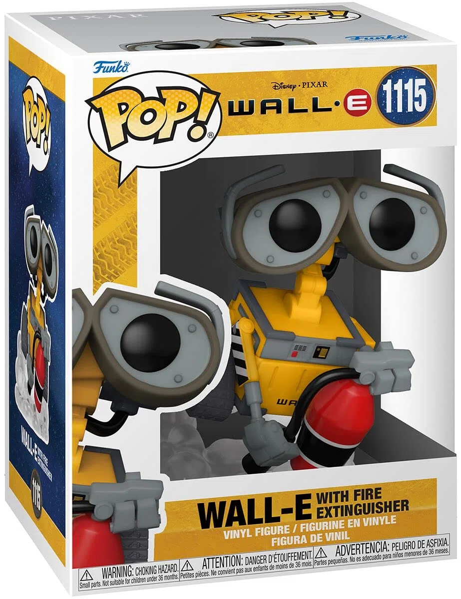 Wall-E Figura Vinilo with Fire Extinguisher 1115 Unisex ¡Funko Pop! Standard Vinilo