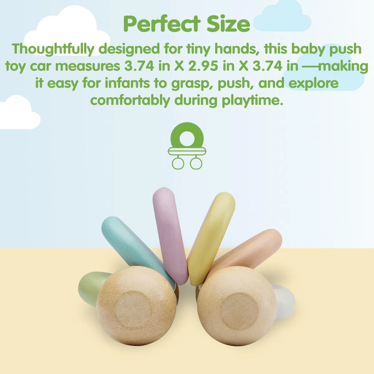 Plantoys - Coche bebé Pastel (5254)