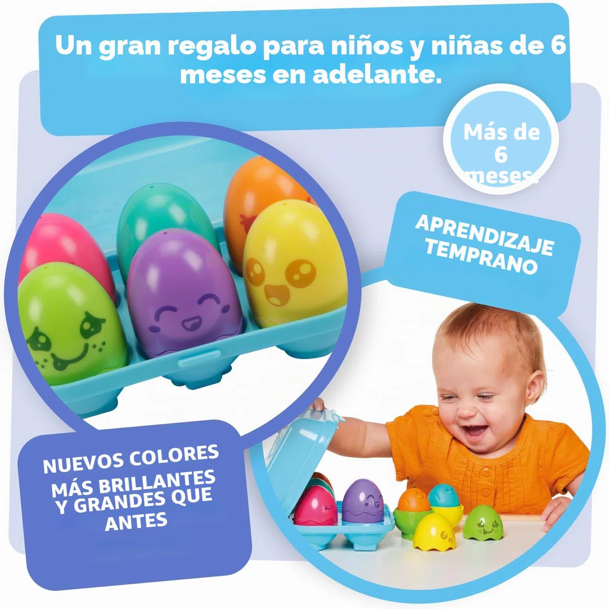 Toomies E73563 Nuevos Pollitos Brillantes para Ocultar y chillar