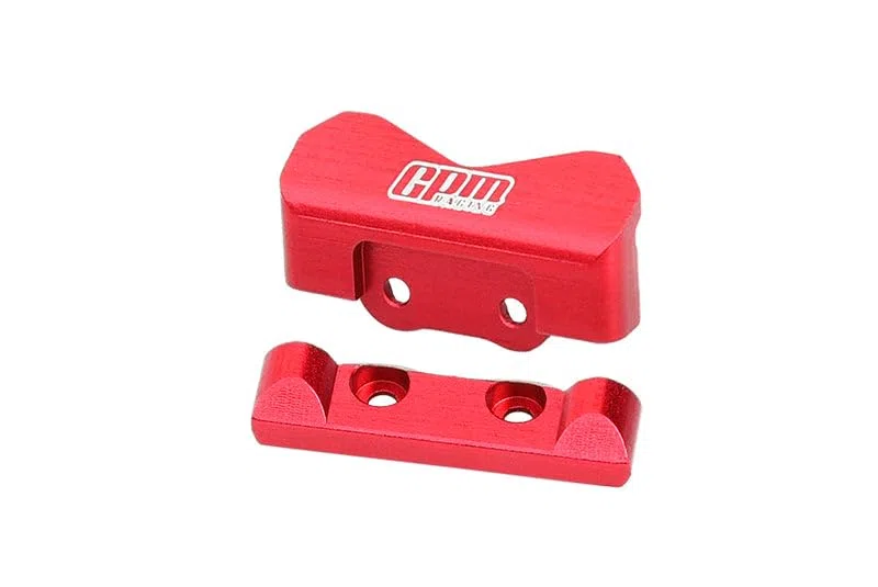 Aluminium 7075 Alloy Rear Pin Mounts For LOSI 1/24 Micro-B 2WD Buggy RTR-LOS00007 Upgrades - Red