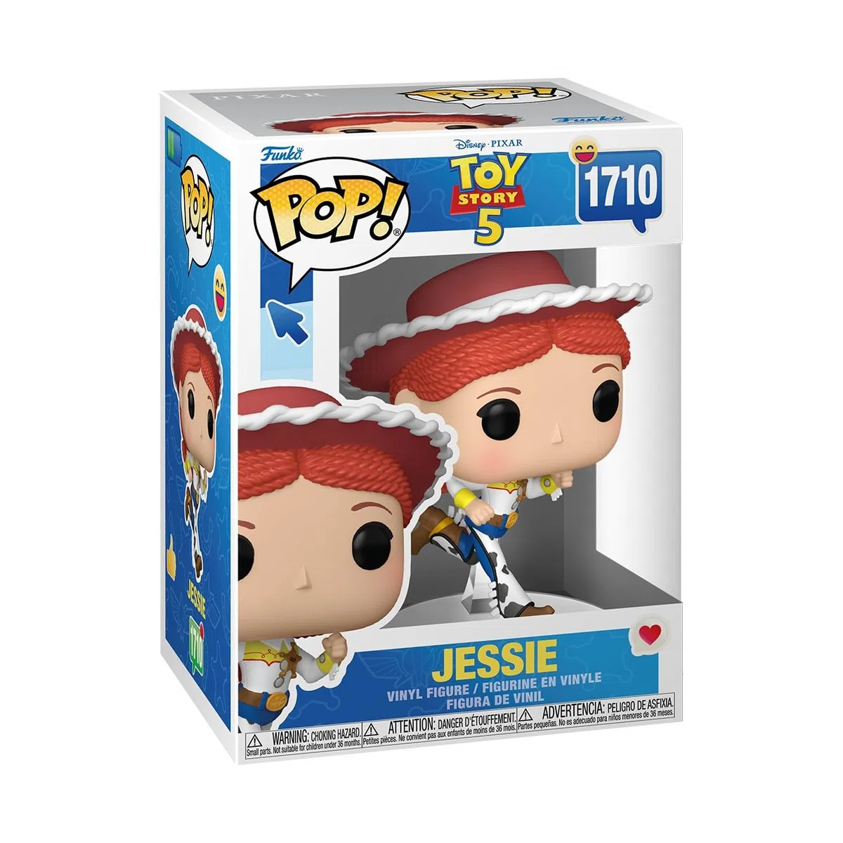 Funko Pop! Disney: Toy Story 5 - Jessie - Figura de Vinilo Coleccionable - Idea de Regalo - Mercancía Oficial - Juguetes para niños y Adultos - Figura Modelo para coleccionistas y exhibición