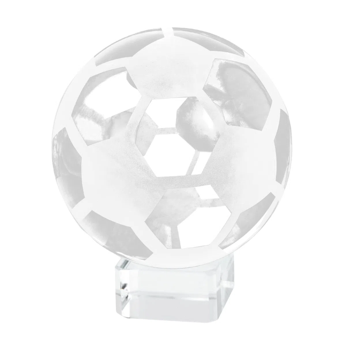 Gadpiparty Adorno de Balón de Fútbol de Transparente Soporte 8 Cm de Diámetro Decoración para Fiestas Celebraciones Cumpleaños Festivales y Accesorios de Fotografía
