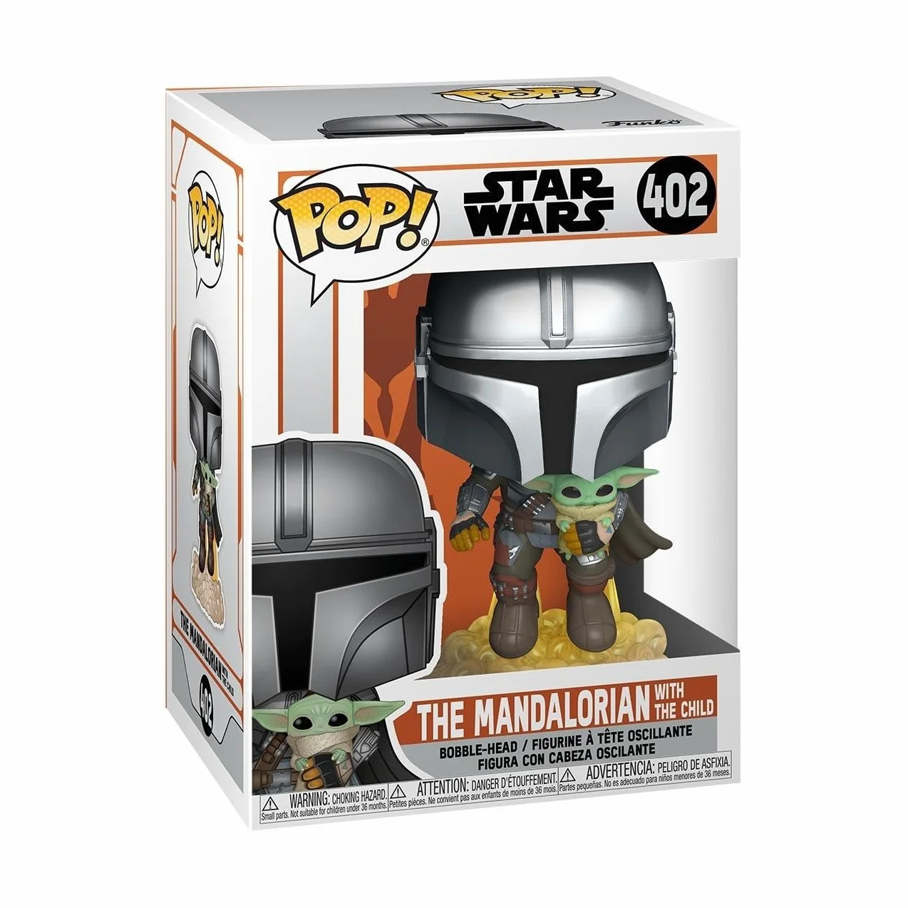 Funko Pop! Star Wars: The Mandalorian - Mando Flying with Jet Pack - Figura de Vinilo Coleccionable - Idea de Regalo- Mercancia Oficial - Juguetes para Niños y Adultos - TV Fans