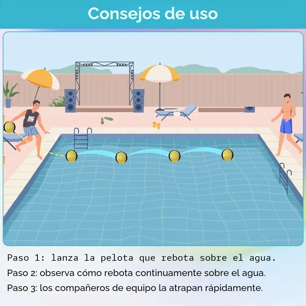 Juego de Pelotas de Agua con Funda de Licra de Secado rápido, para Adolescentes y Adultos