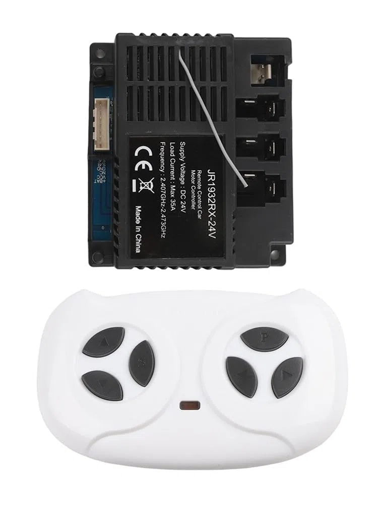JR1932RX-24V Receptor para Coche Eléctrico Infantil 2,4G Mando a Distancia 24V con Función de Arranque Lento para Caja de Control JR1932RX-24V