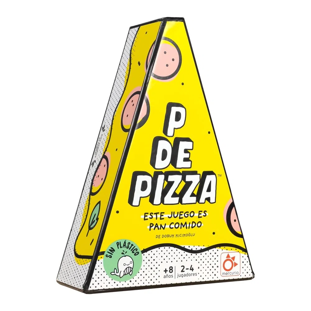 Mercurio - P de Pizza | Juego de Palabras Ágil y Divertido | Ideal para Fiestas y Reuniones | A Partir de 8 Años | para 2 a 4 Jugadores | Tiempo Aproximado 15 Minutos