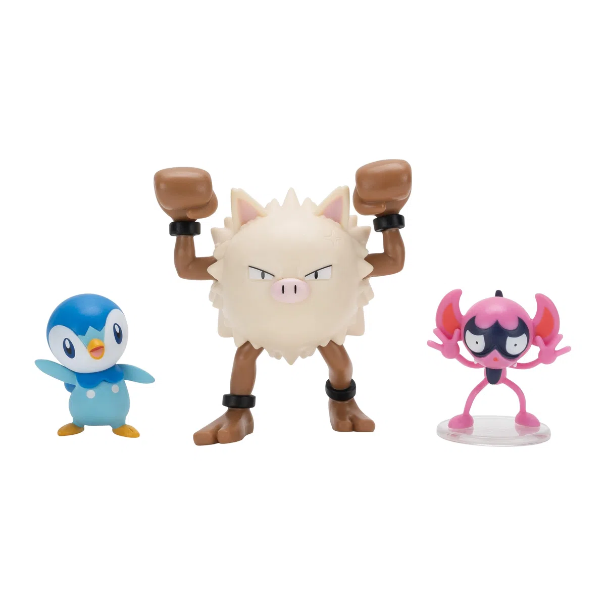 Pokémon PKW4088 – Juego de Figuras de Batalla – Bähmon, Plinfa, Rasaff, Figuras Oficiales