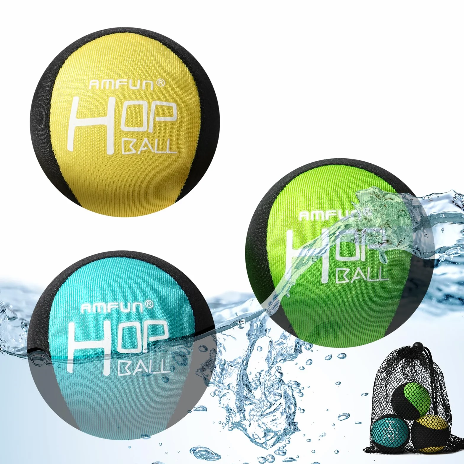 Juego de Pelotas de Agua con Funda de Licra de Secado rápido, para Adolescentes y Adultos