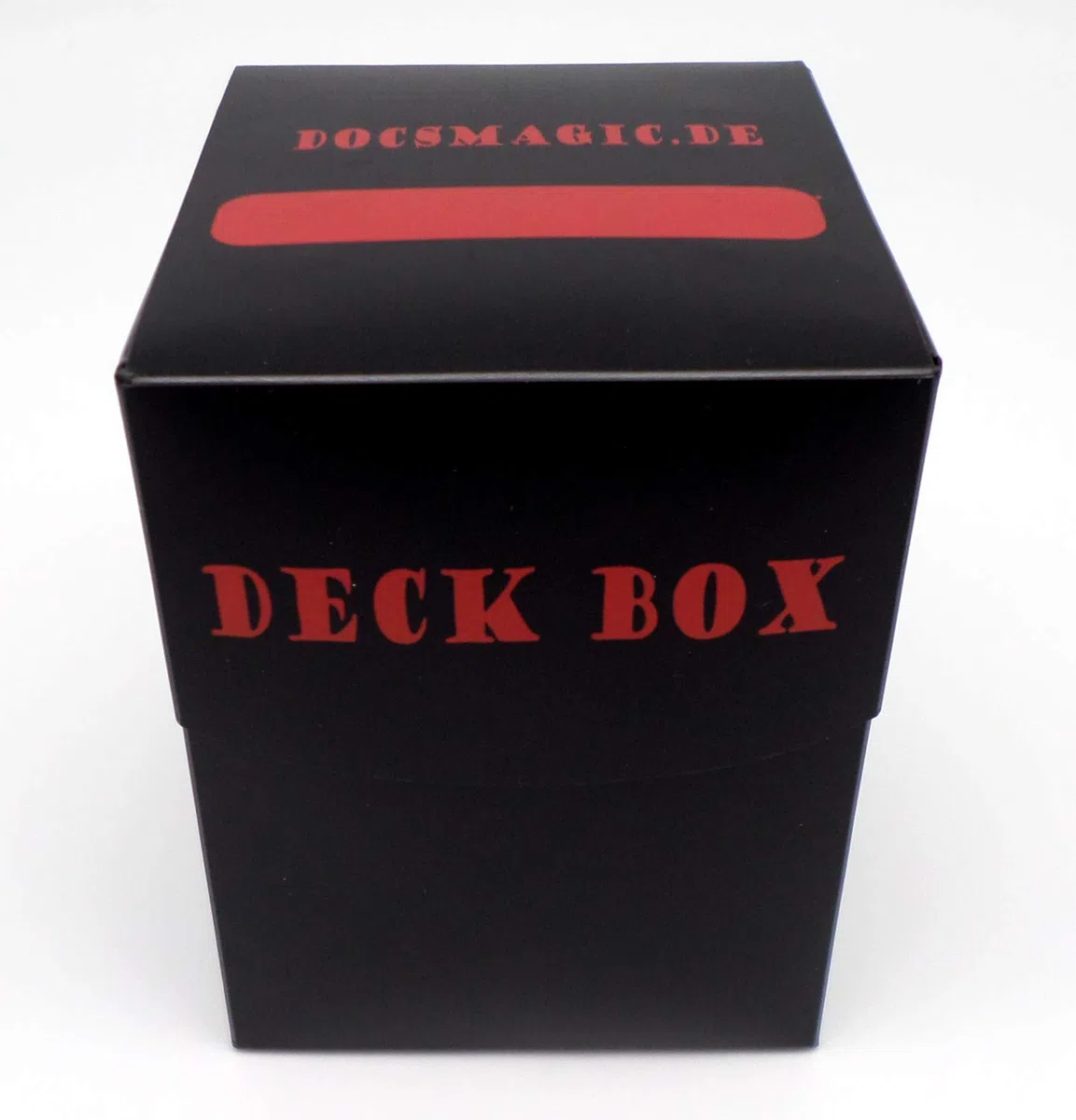 docsmagic.de 8 x Deck Box Big (100+) Black + Card Divider - Caja Negra - PKM - YGO - MTG
