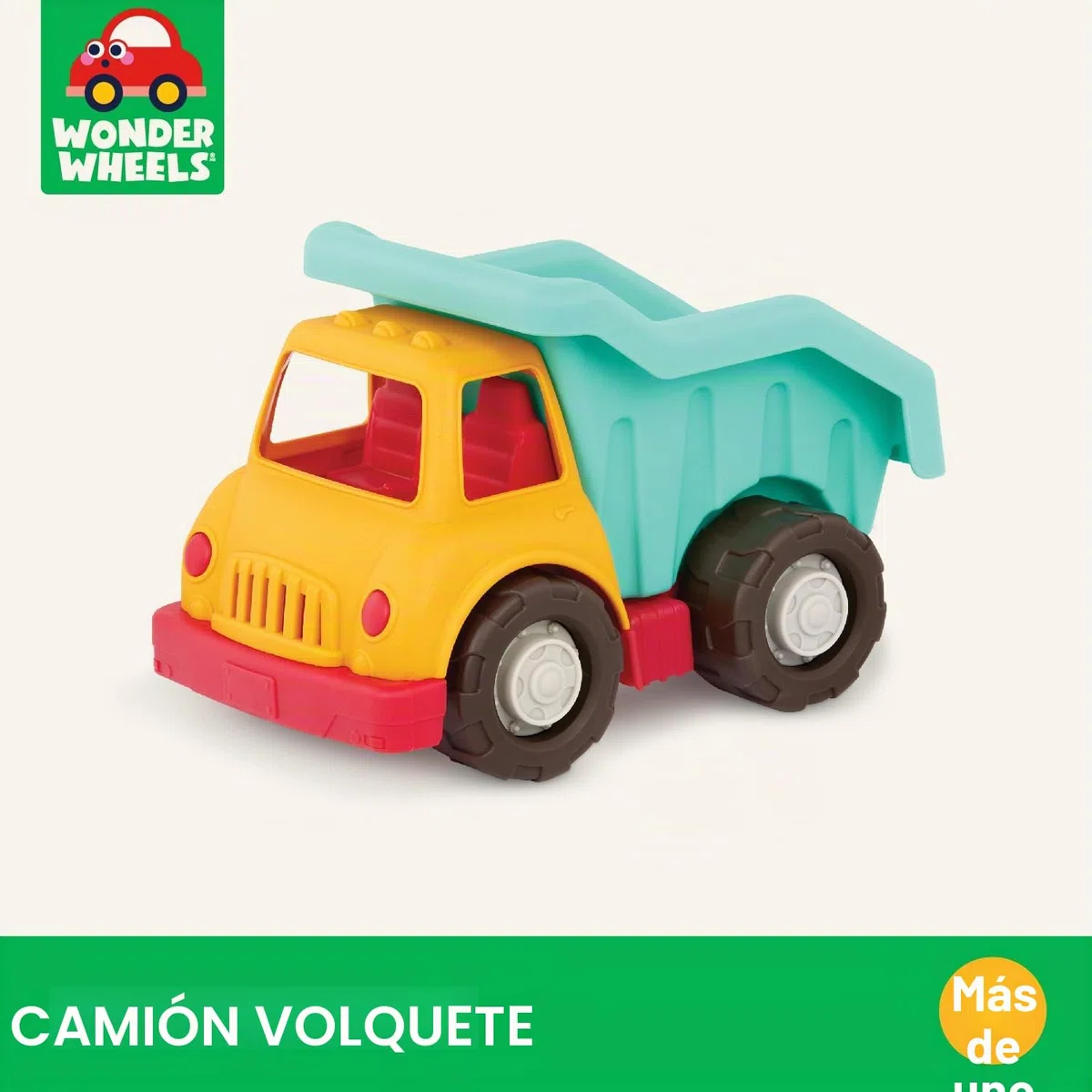 Battat - Camión volquete - Camión de Juguete para niños - Piezas móviles - Juguete de construcción Resistente y Duradero - 1 año +
