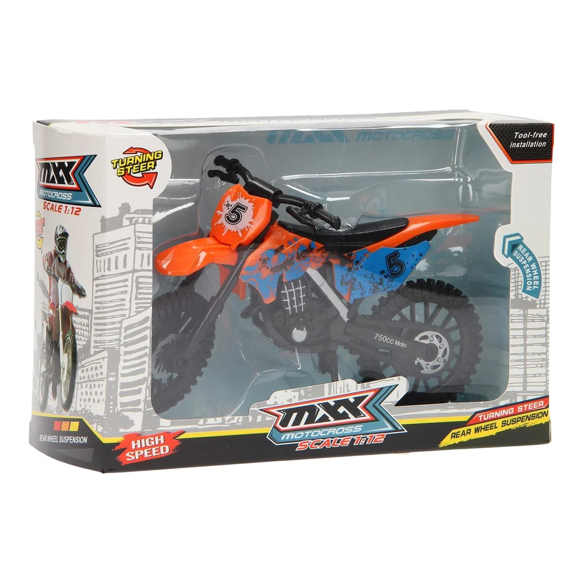 Jouéco Dirtbike in doos 3 Surtidos