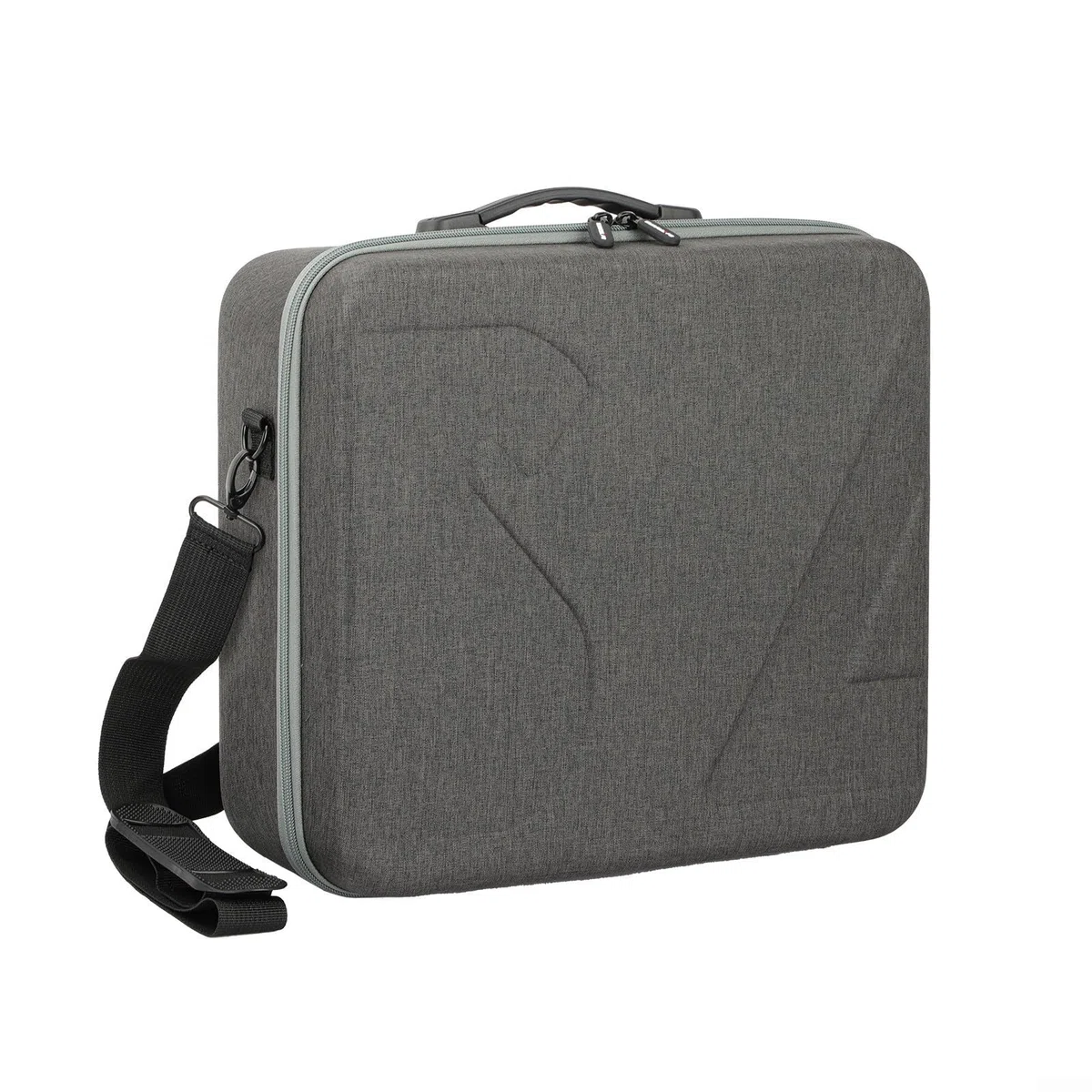 Funda rígida para DJI Avata 2, bolsa de almacenamiento portátil para FPV para drones, organizador protector con compartimentos internos y correa para el hombro (AT2-B779)