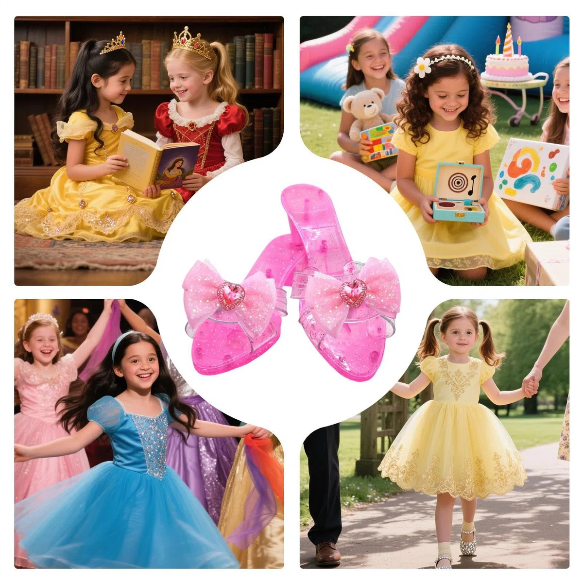 Zapatos De Princesa - Tacones Altos Para Cosplay | Tacones Altos Para Cosplay Para Actividades De Día De Personajes Escolares, Planificadores De Fiestas, Entusiastas De