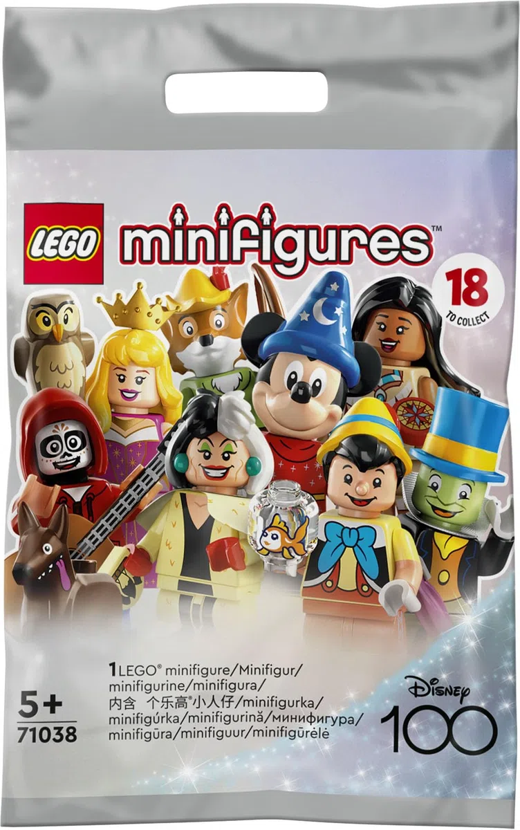 Blue Ocean LEGO Minifigures Disney 100 - Elige 1 de 18 figuras diferentes 71038 (Pocahontas con impresión de brújula), pequeña