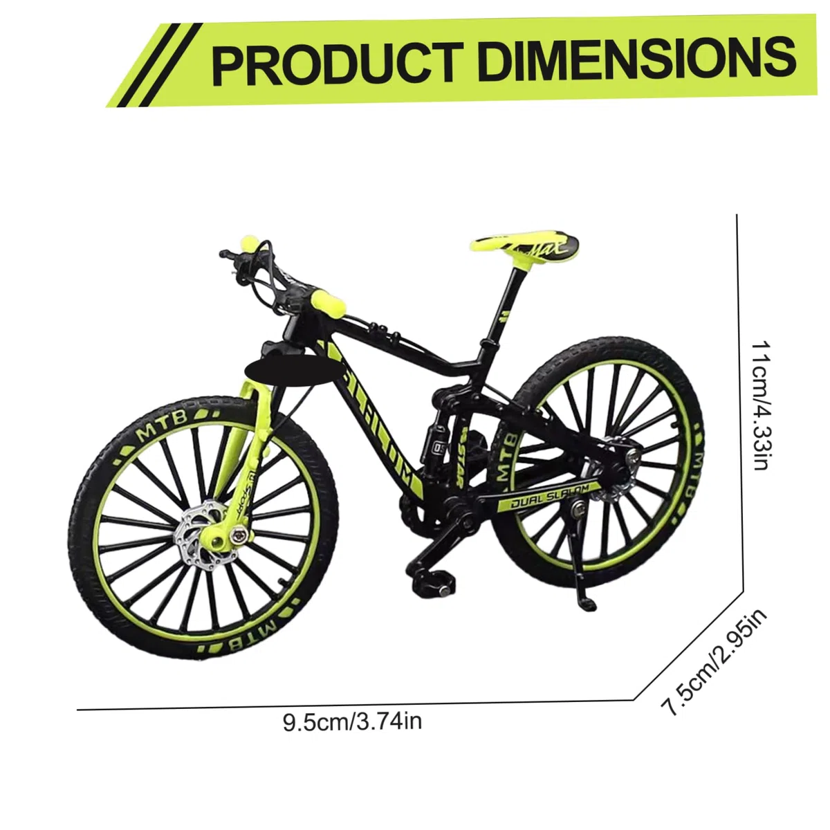 Finger Bike 4 x 3 x 4 Cool Delicada Finger Bikes Modelo de Metal Robusto Mini Bmx Bike Simulación Bmx Mini Bicicletas Decorativas Juguetes Manualidades para el hogar, Escritorio de Oficina Favor de
