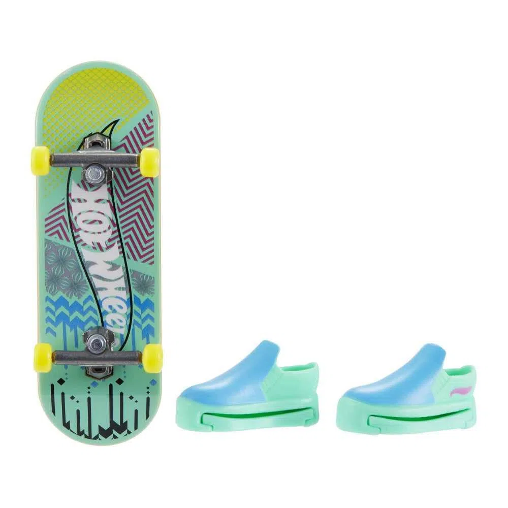 Mattel- Mini monopatin Hot Wheels. Incluye Zapatos. Modelos Surtidos, Multicolor, Small (HGT54)