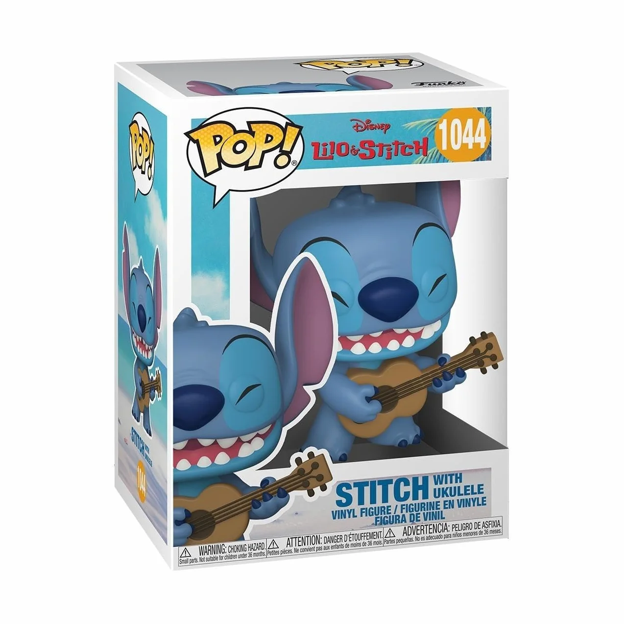 Funko Pop! Disney: Stitch with Ukulele - Lilo and Stitch - Figura de Vinilo Coleccionable - Idea de Regalo- Mercancia Oficial - Juguetes para Niños y Adultos - Movies Fans