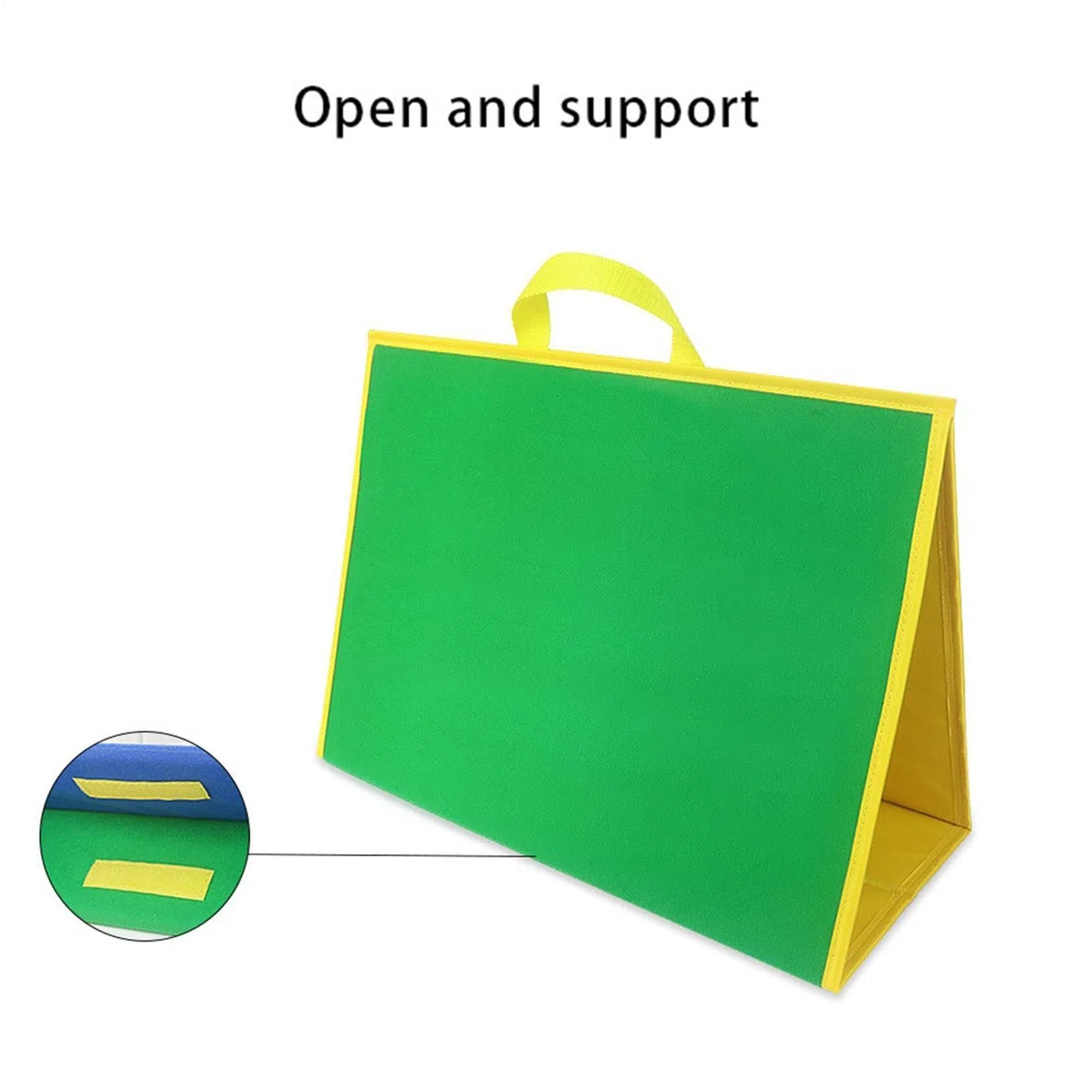 Tablero de fieltro - Tableros educativos plegables de doble cara - Juego de aprendizaje de narración preescolar para niñas y niños