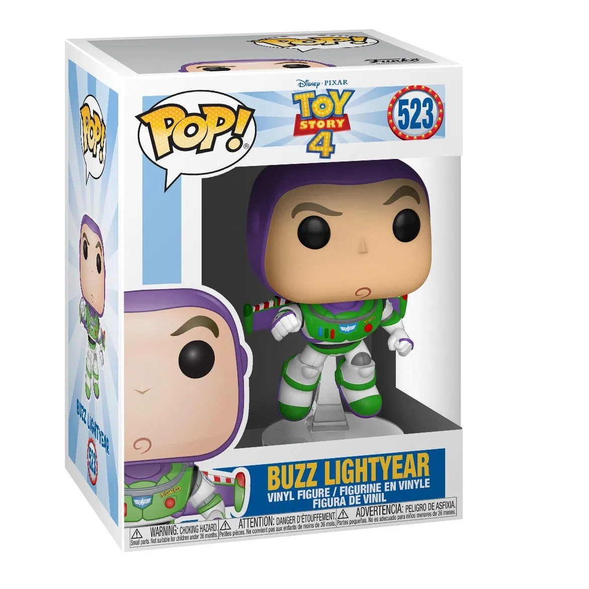 Funko Pop! Vinyl: Disney Pixar: Toy Story 4: Buzz Lightyear - Figura de Vinilo Coleccionable - Idea de Regalo- Mercancia Oficial - Juguetes para Niños y Adultos - Movies Fans