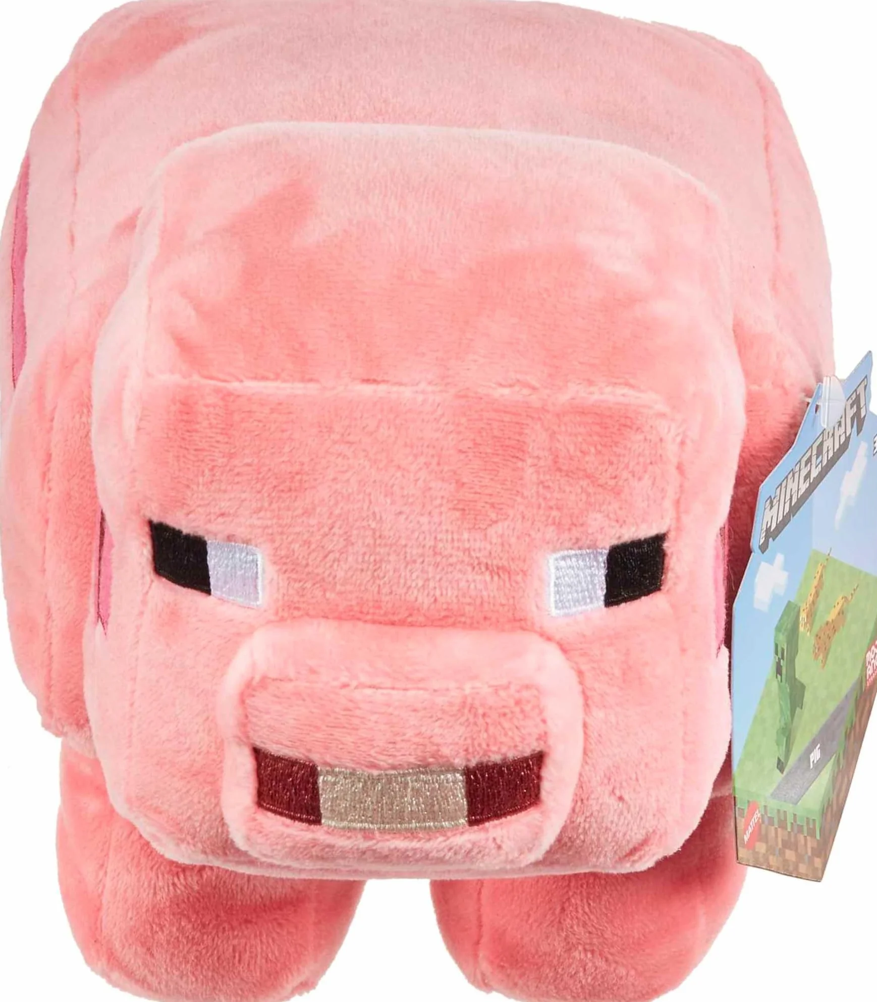 Mattel Minecraft Peluche básico de Personaje, Juguetes Coleccionable inspirados en el Videojuego, para niños, niñas y Fans a Partir de 3 años, HBN42