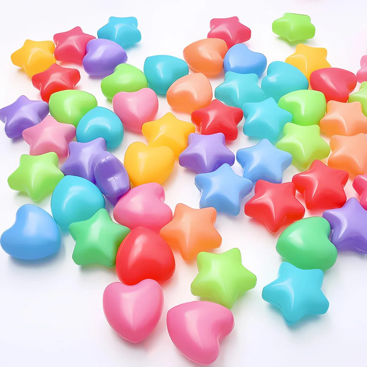 50 Piezas Bolas De Estrella del Océano, Bolas De Natación para, De Piscina En Forma De Estrella, Juguetes De Natación para, para Piscina Al Aire Libre, Cubierta
